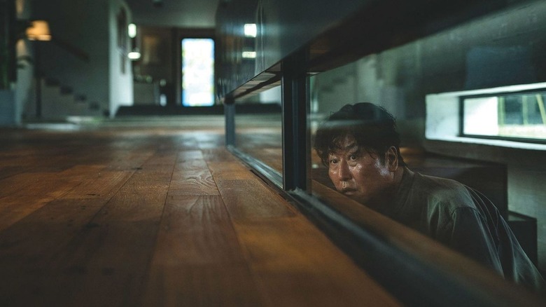 Inside the Park family house in Parasite