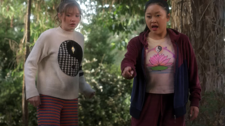 Lana Condor and Zoe Margaret Colletti star as best friends with a ghostly problem in Netflix's forthcoming "Boo, Bitch" 