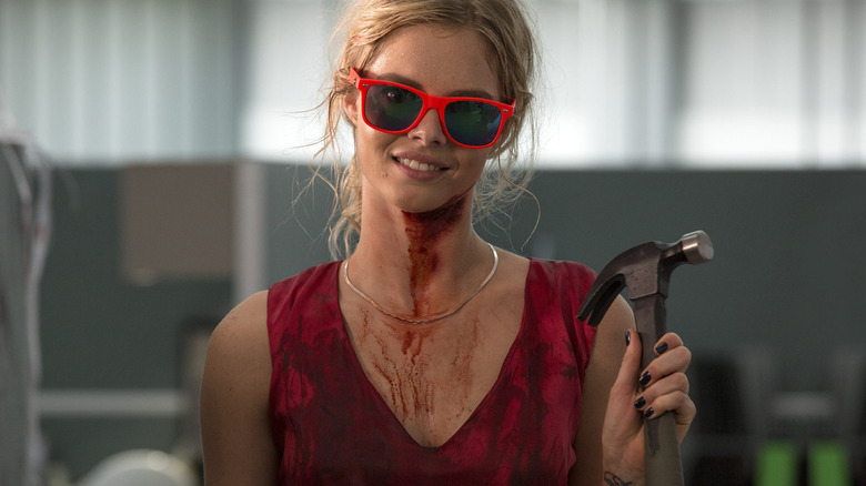 Samara Weaving in Mayhem