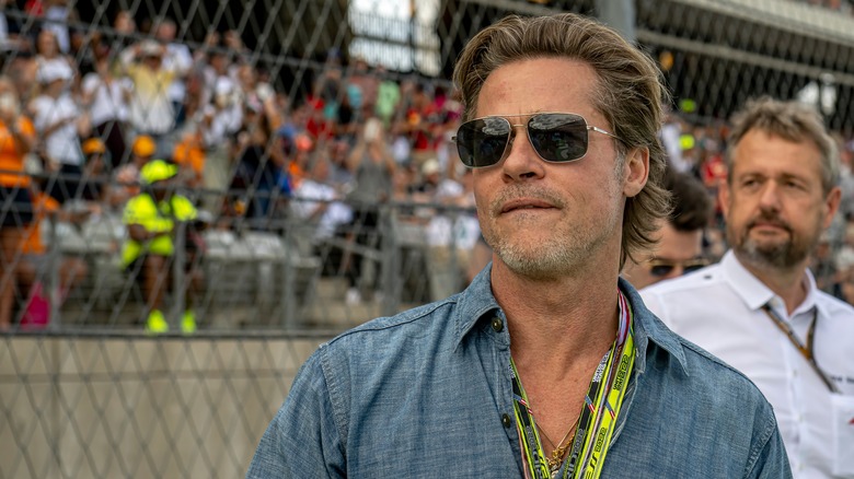 Brad Pitt at Circuit of the Americas 