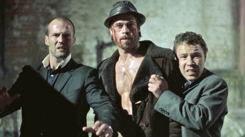Turkish, Mickey and Tommy together wincing at something off camera