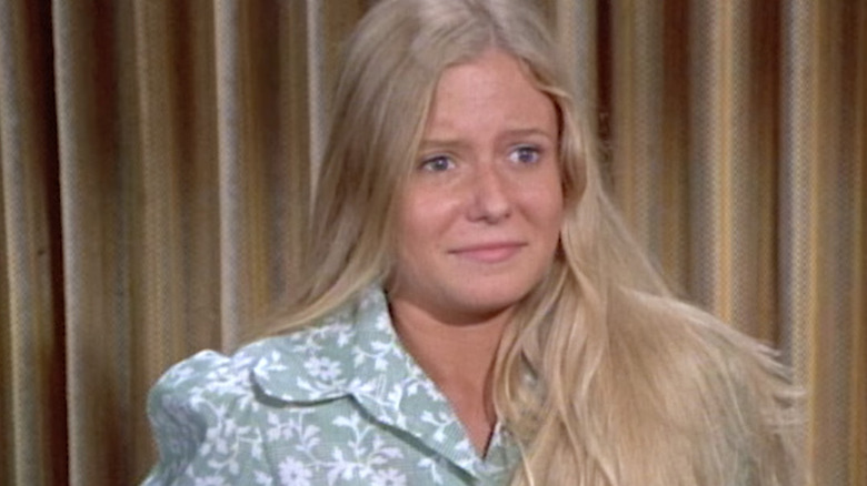 Eve Plumb as Jan Brady looking regretful in The Brady Bunch