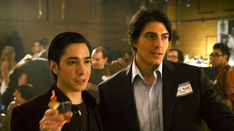 Justin Long and Brandon Routh in Zack and Miri Make a Porno