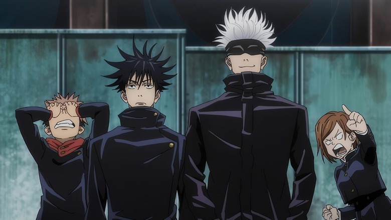The gang in Jujutsu Kaisen