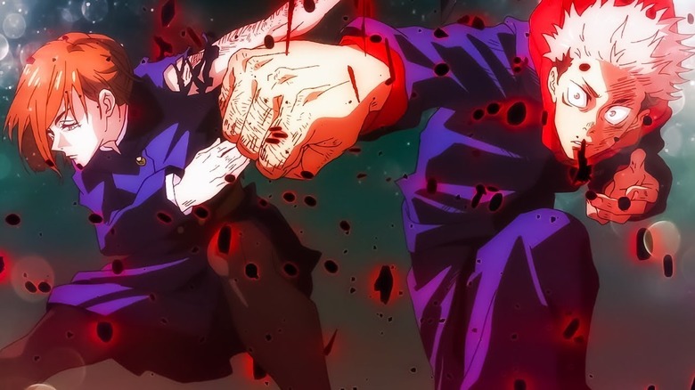 Itadori and Kugisaki in Jujutsu Kaisen
