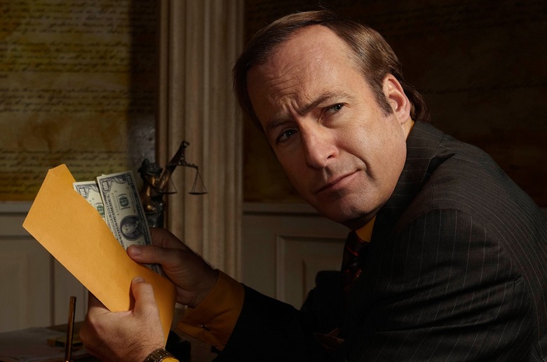 Bob Odenkirk as Saul Goodman on Breaking Bad