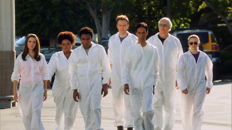 Community Alison Brie Yvette Nicole Brown Donald Glover Joel McHale Danny Pudi Chevy Chase Gillian Jacobs