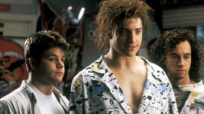 Brendan Fraser, Pauly Shore, and Sean Astin in Encino Man