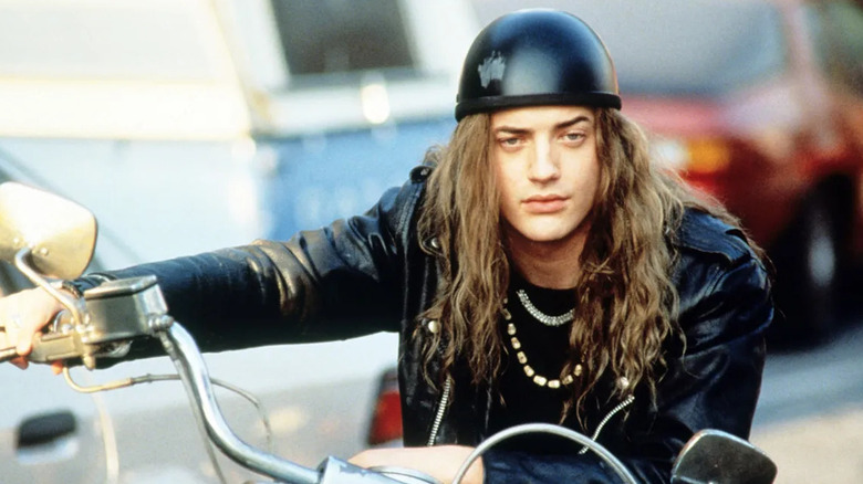 Brendan as Chazz in Airheads long hair helmet