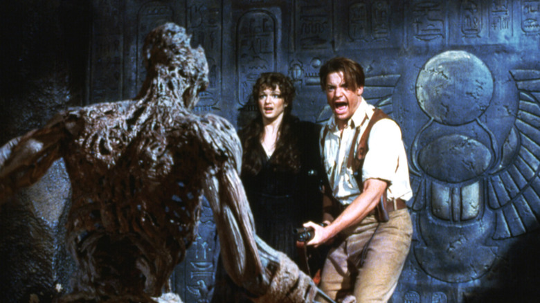 Brendan Fraser as Rick O'Connell in The Mummy