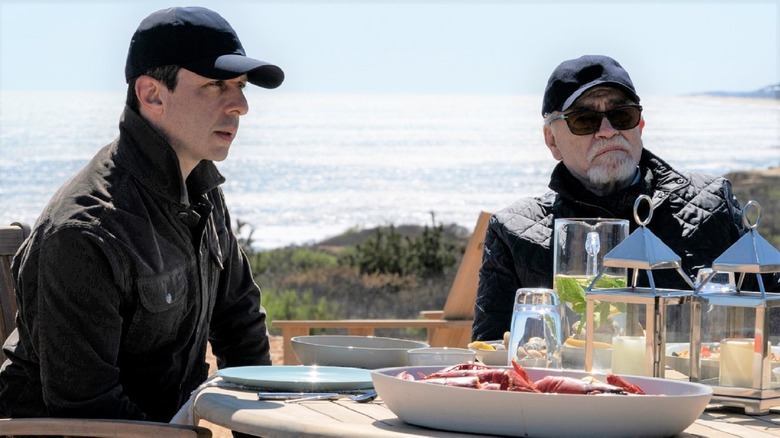 Brian Cox and Jeremy Strong in Succession