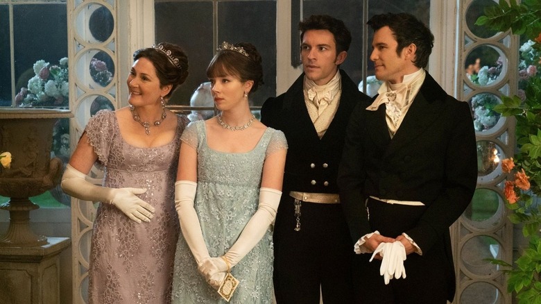 Violet, Eloise, Anthony and Benedict Bridgerton