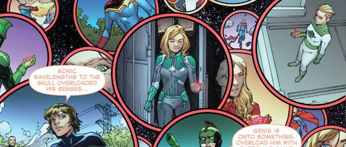 Brie Larson Captain Marvel Comic Cameo