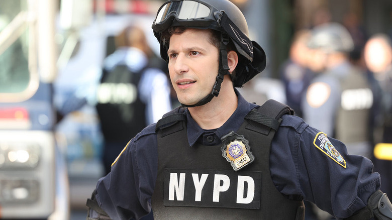 Jake Peralta riot gear
