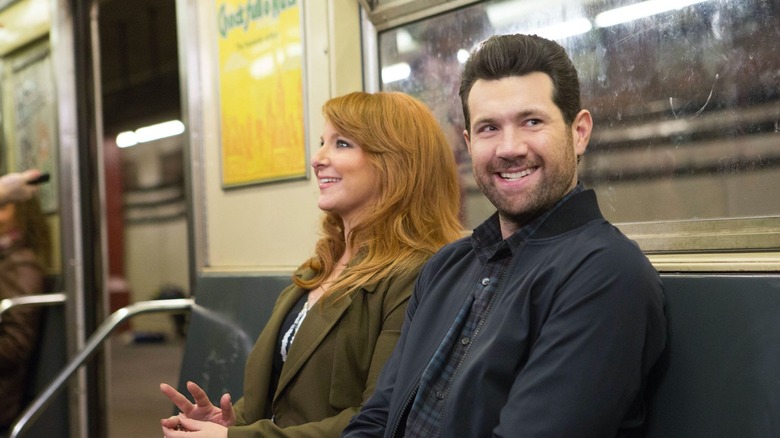 Julie Klausner and Billy Eichner in Difficult People