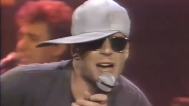 Bruce Willis performing as Bruno in The Return of Bruno