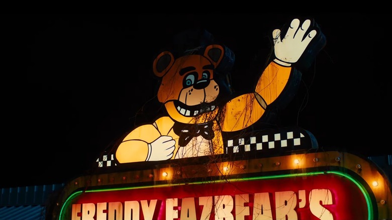 Five Nights at Freddy's Neon sign