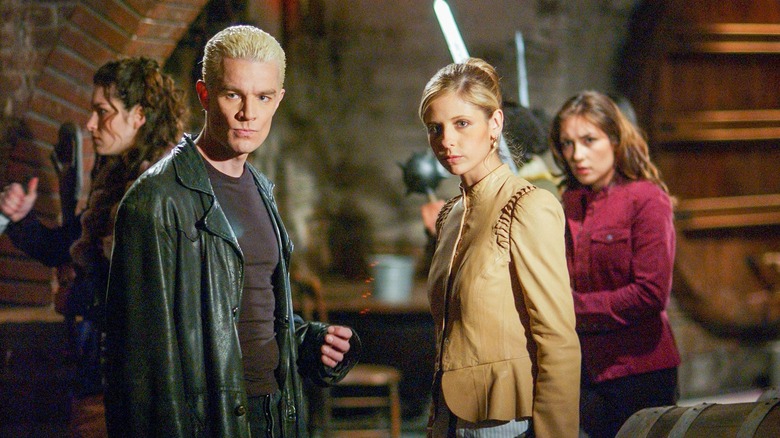 James Marsters and Sarah Michelle Gellar in Buffy the Vampire Slayer