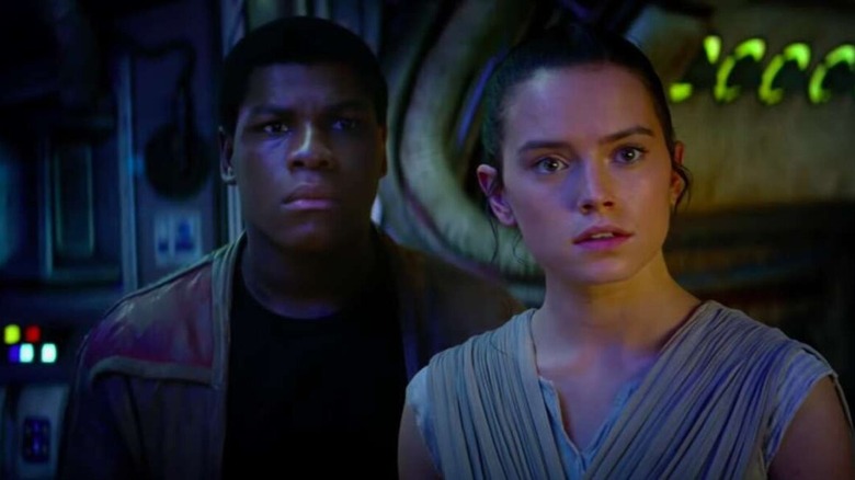 Star Wars The Force Awakens Daisy Ridley and John Boyega