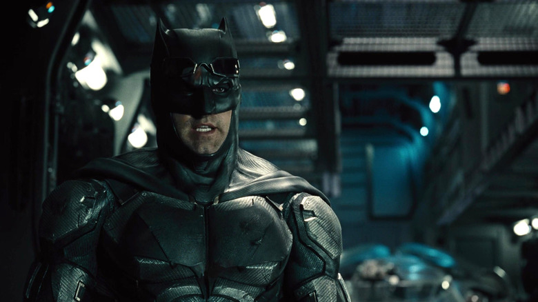Ben Affleck as Batman speaking in Zack Snyder's Justice League