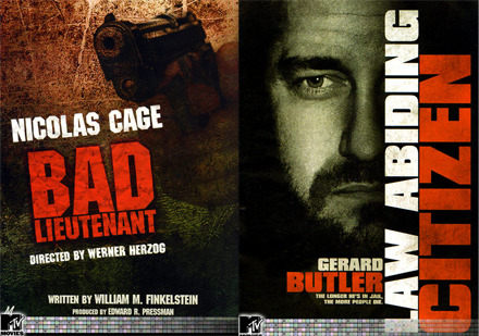 Bat Lieutenant and Law Abiding Citizen movie posters