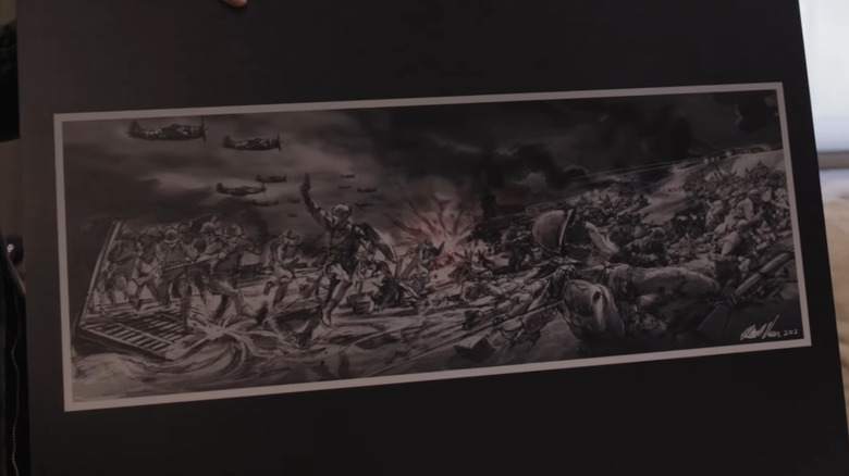 Concept art for Captain America: the Winter Solider