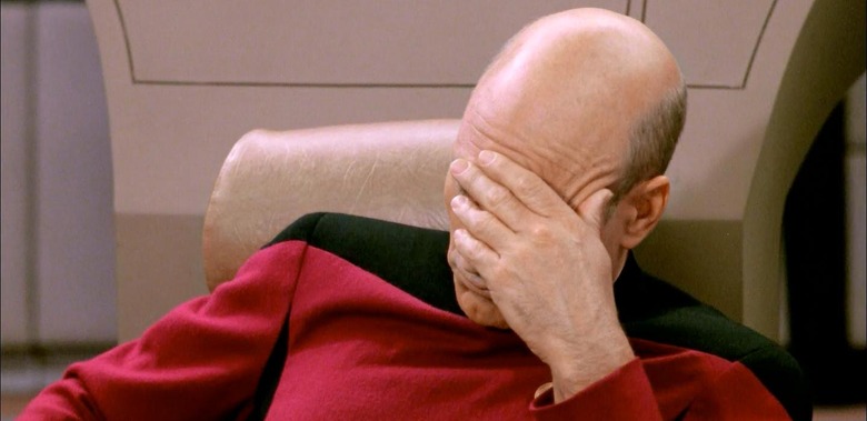 Star Trek - Captain Picard Facepalm Bust