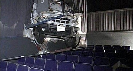 Car Crash movie theater