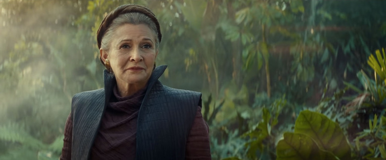 Carrie Fisher in Star Wars: The Rise of Skywalker