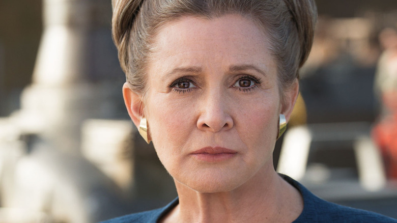Carrie Fisher in Star Wars: The Force Awakens
