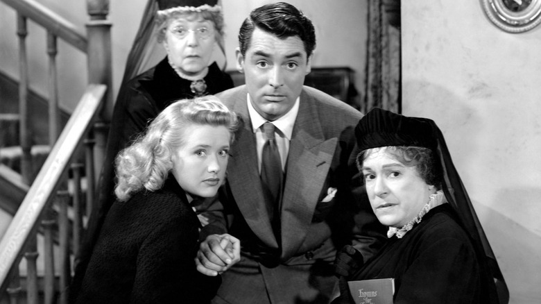 The cast of Arsenic and Old Lace