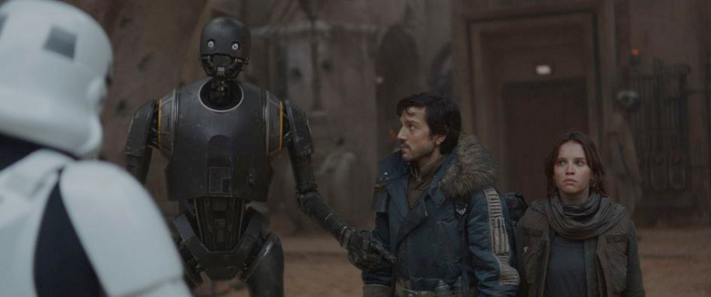 Rogue One - K-2SO, Cassian Andor and Jyn Erso