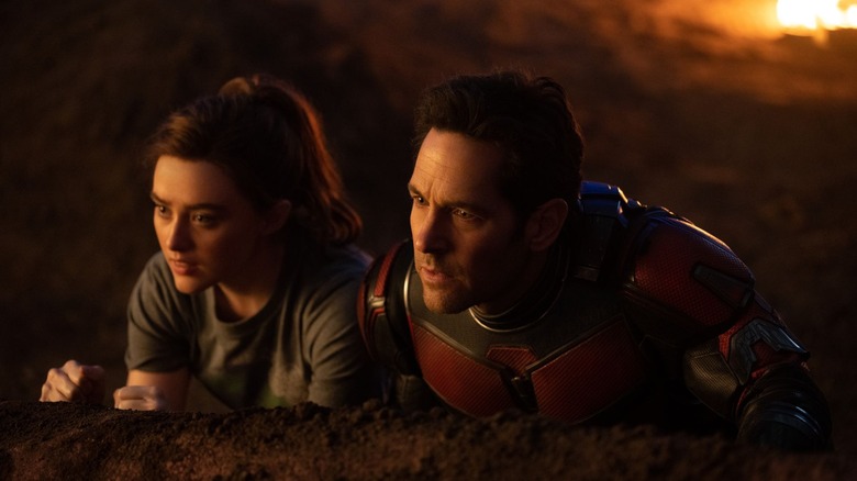 Kathryn Newton and Paul Rudd in Ant-Man and The Wasp: Quantumania