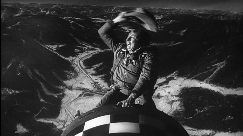 Maj. Kong (Slim Pickens) stars in Dr. Strangelove or: How I Learned to Stop Worrying and Love the Bomb (1964)