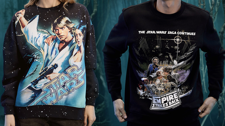 Empire Strikes Back 45th anniversary fleece sweatshirt and long-sleeved t-shirt