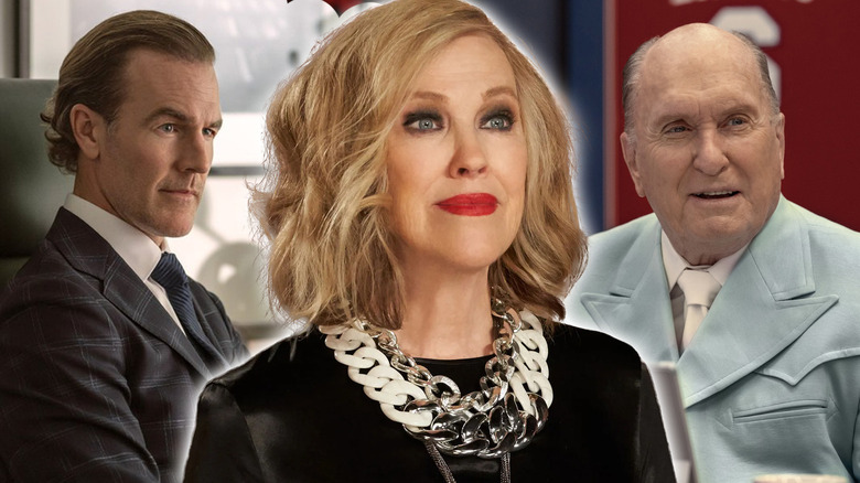 Collage of James van der Beek, Catherine O'Hara and Robert Duvall