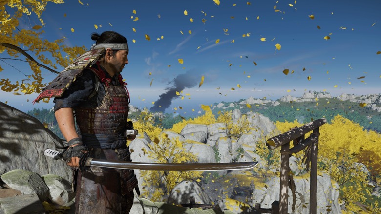 Jin holding his sword