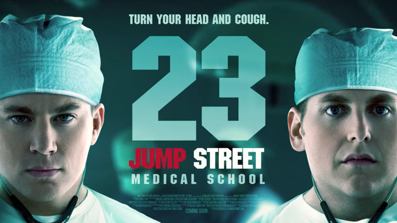22 Jump Street, a joke poster for a potential 23 Jump Street