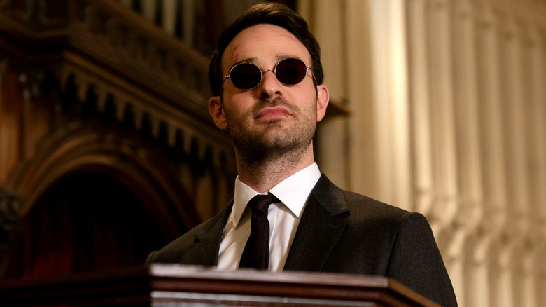 Charlie Cox as Matt Murdock on Daredevil