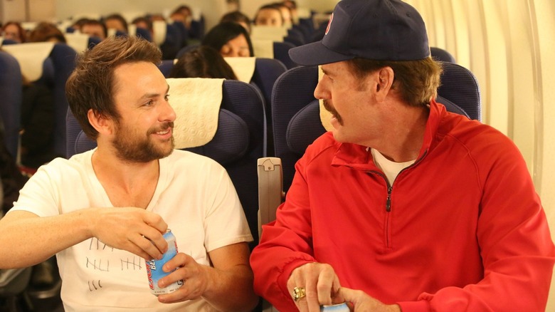 Charlie Day and Wade Boggs in It's Always Sunny in Philadelphia