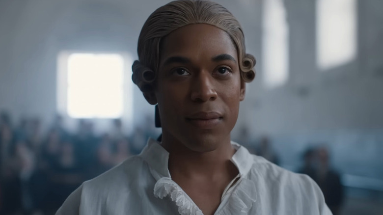 Kelvin Harrison Jr. as Chevalier de Saint-Georges in Chevalier