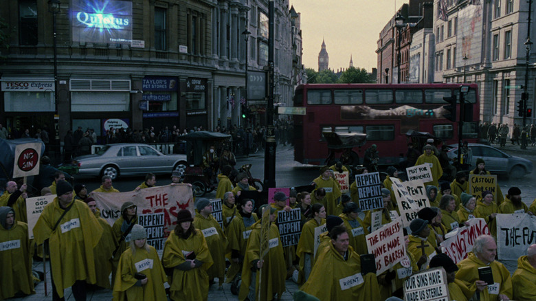Protest in Children of Men