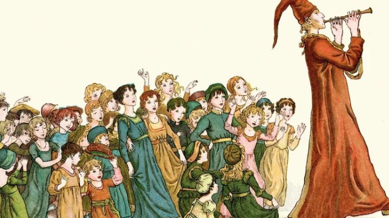 Pied Piper leads children