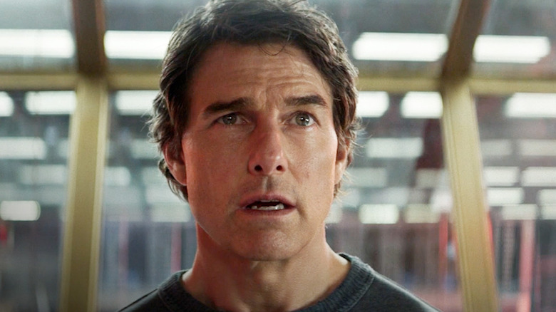 Ethan Hunt of Tom Cruise asking to trust one last time in Mission: Impossible - The Final Recall