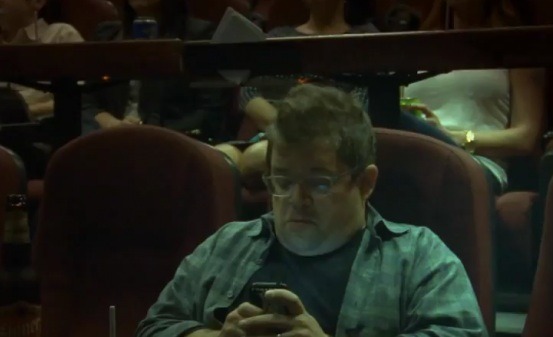 movie theater texting