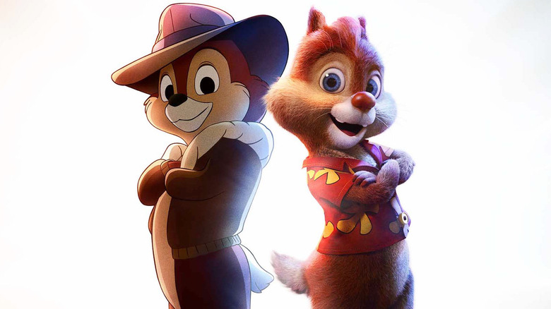 Chip 'n Dale from the Rescue Rangers movie poster