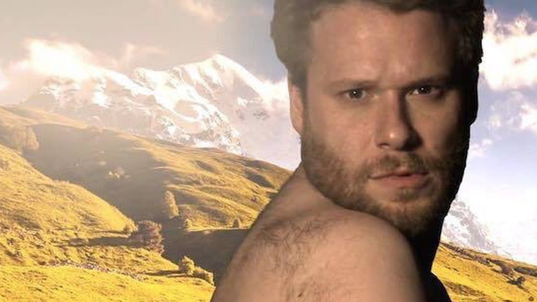 Seth Rogen in Kanye West music video for Bound 2