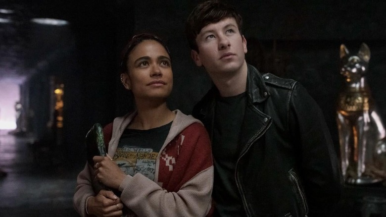 Barry Keoghan and Lauren Ridloff