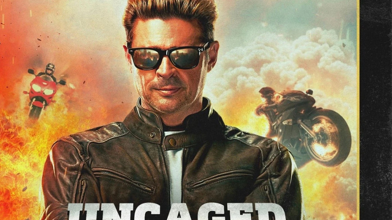 Karl Urban is a cocky, sunglass-clad Johnny Cage in Mortal Kombat II