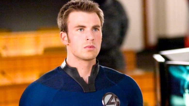 Chris Evans as Human Torch in Fantastic Four